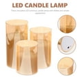 thumbnail image 4 of FONDOTIN Golden LED Flameless Candle Lamp Set for Party Decoration with Realistic Flickering Light Effect, 4 of 7