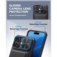 thumbnail image 4 of Funda ATATOO para iPhone 16 con tarjetero RFID, color negro, 4 of 6