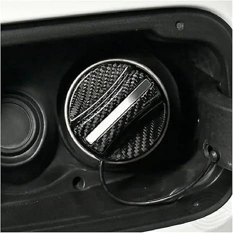 Compatible For BMW Carbon Fiber MP Model Fuel Tank Cap Modification Fuel Warning Inner Cap Adhesive Decoration(Water transfer print)