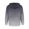 thumbnail image 4 of Mens Zip up Hoodie Thin Fleece Lined Sweatshirt Pullover Long Sleeve Sports Hooded Jacket with Kangaroo Pocket, 4 of 5
