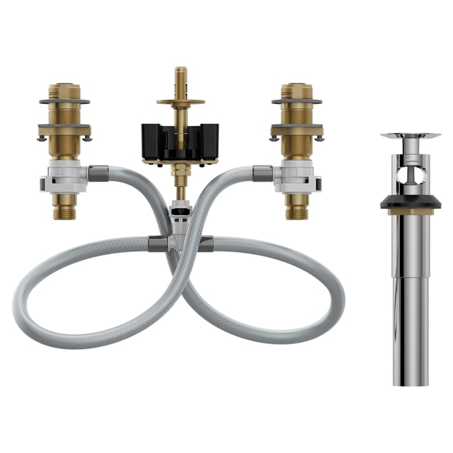 Grifo para lavabo de baño Moen Wide Wide con válvula de montaje 9000