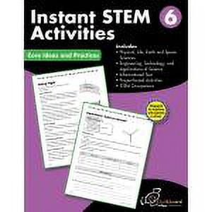 Chalkboard Publishing Workbooks Instant STEM Activities Grade 6, (Paperback)