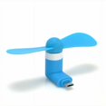 thumbnail image 1 of LNGOOR Summer Mini Portable Mute OTG Micro USB Mobile Phone Air Cooling Fan for Android Blue, 1 of 3
