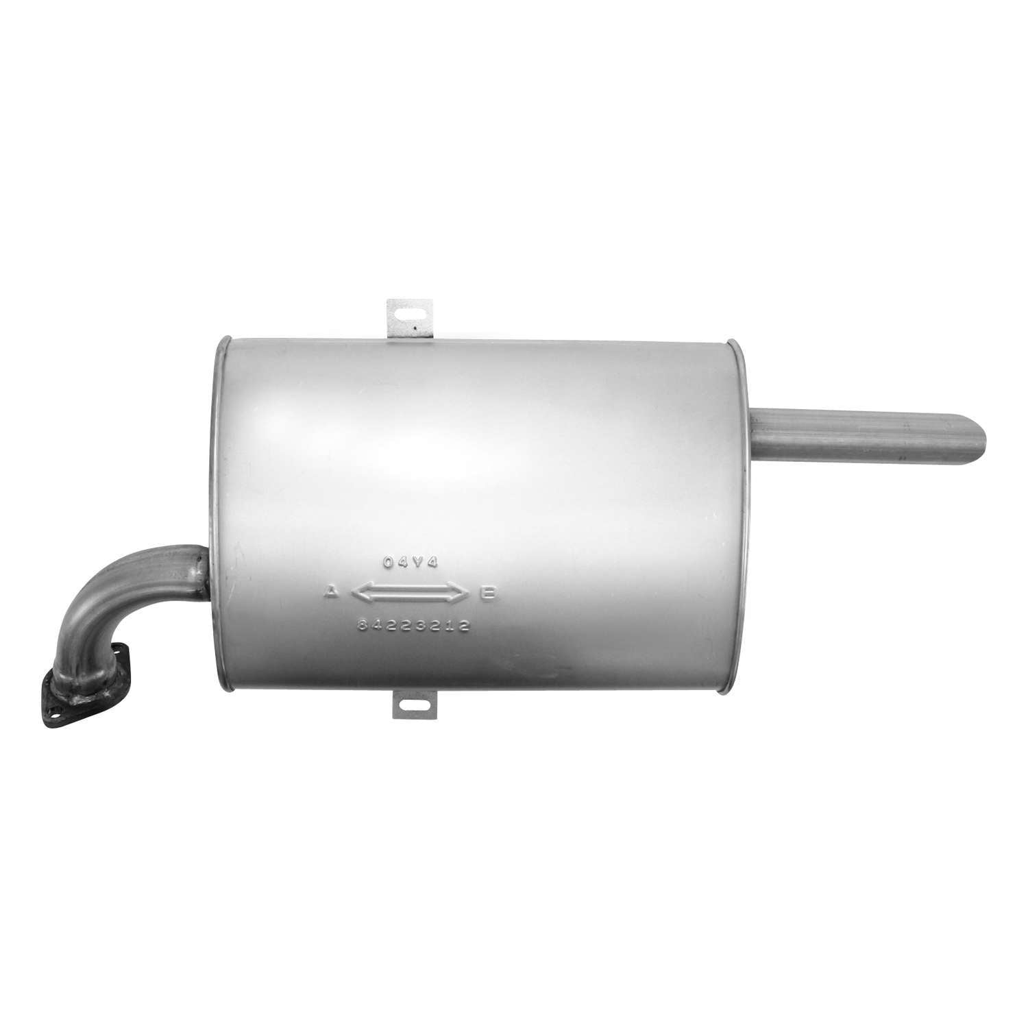 AP 700308 Exhaust Muffler Fits select: 1998-2002 TOYOTA COROLLA, 1998-2002 CHEVROLET GEO PRIZM