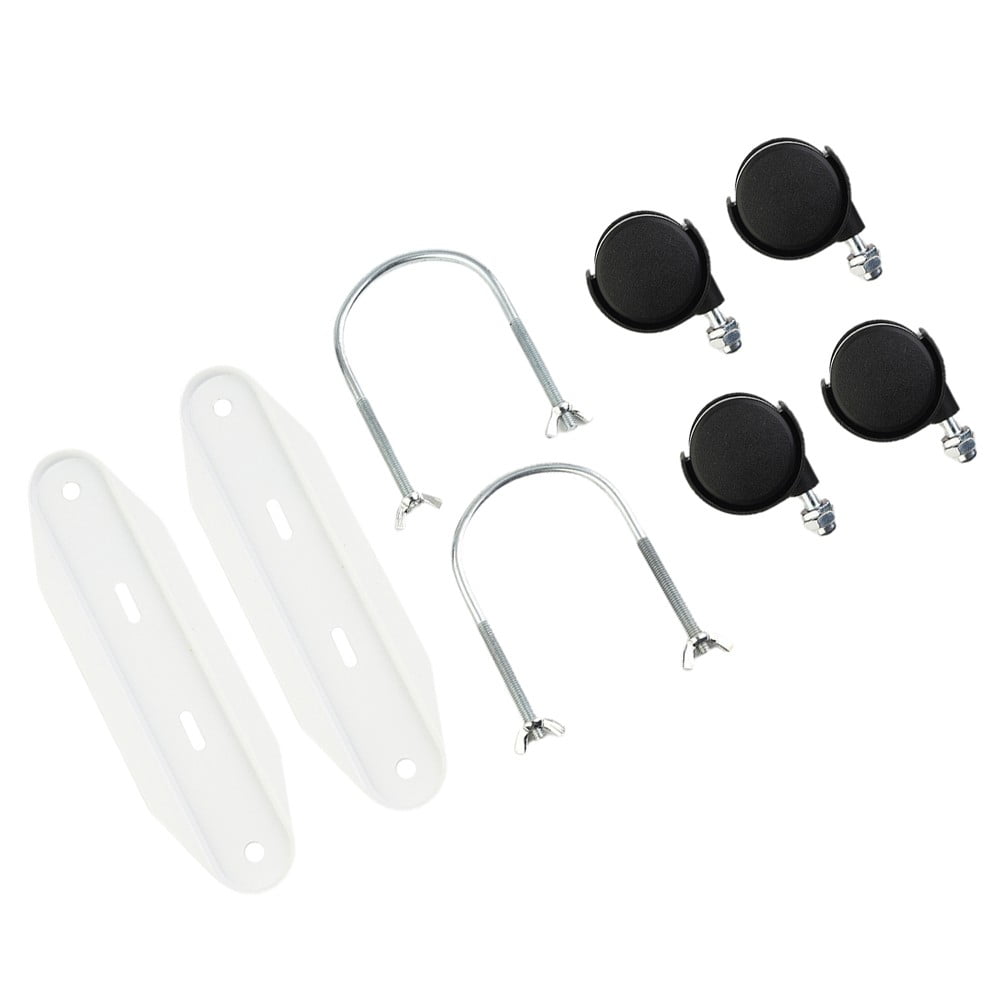 2Pcs Electric Heater Casters Stand Electric Heater Support Radiator Mobile Pulley Bracket Caster Base Wheel Radiator Caster
