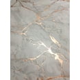 thumbnail image 2 of Dainty Home Marble Cork Foil Printed Marble Granite Designed Thick Cork Textured 12 x 18 Rectangular Placemat Set of 8 in Rose Gold, 2 of 4