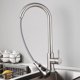 thumbnail image 5 of Grifo de cocina 304 Acero inoxidable Rotación de 360 ​​grados Rotación de agua Pulverizador reemplazable DIY Baño Montado Aerosol Accesorio Accesorio Cepillado Inevent HA012043-01, 5 of 7