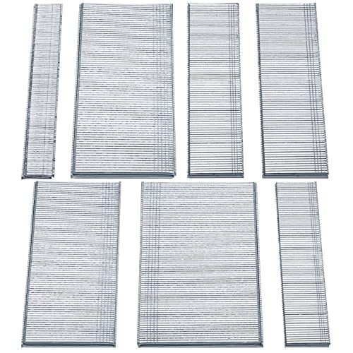 1400 Piece Brad Nails - 18 Gauge Finishing Nails for Molding, Cabinetry & Assembly - Sizes: 2/5", "5/8", "3/4", "1", "1-1/4", "1-1/2", "2 Inch