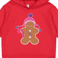 thumbnail image 3 of Inktastic Gingerbread Cookie Wearing a Pink Hat Toddler Hoodie, 3 of 4