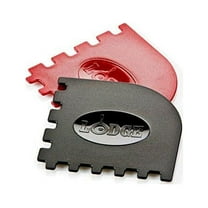 Lodge SCRAPERGPK Durable Grill Pan Scrapers Red and Black Set