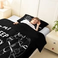 thumbnail image 4 of Erosebridal Distressed Hockey Twin Comforter Sets, Sport Bedding Set for Men and Boys, Black Reversible 2pcs, 1 Comforter and 1 Pillowcase, 4 of 6
