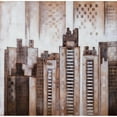 thumbnail image 3 of Atelier B Art Studio 15x15 Black Modern Framed Museum Art Print Titled - SQUARE CITY, 3 of 5