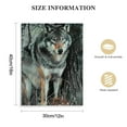 thumbnail image 2 of Nawypu  Wall Art Painting Watchful Wolf Eyes in The Wild Prints On Canvas The Picture Animal Pictures Oil for Home Modern Decoration Print Décor, 2 of 5