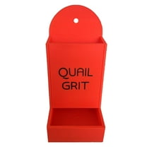 Chicken Grit Feeder - Hanging Oyster Shell Dispenser with No-Spill Design - Essential Coop Accessory for Hens & Poultry Nutrition
