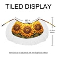 thumbnail image 5 of Sunflower Elegant Chiffon Beach Dress with Polyester Straps - for Your Sunny Day at the Beach, 5 of 6