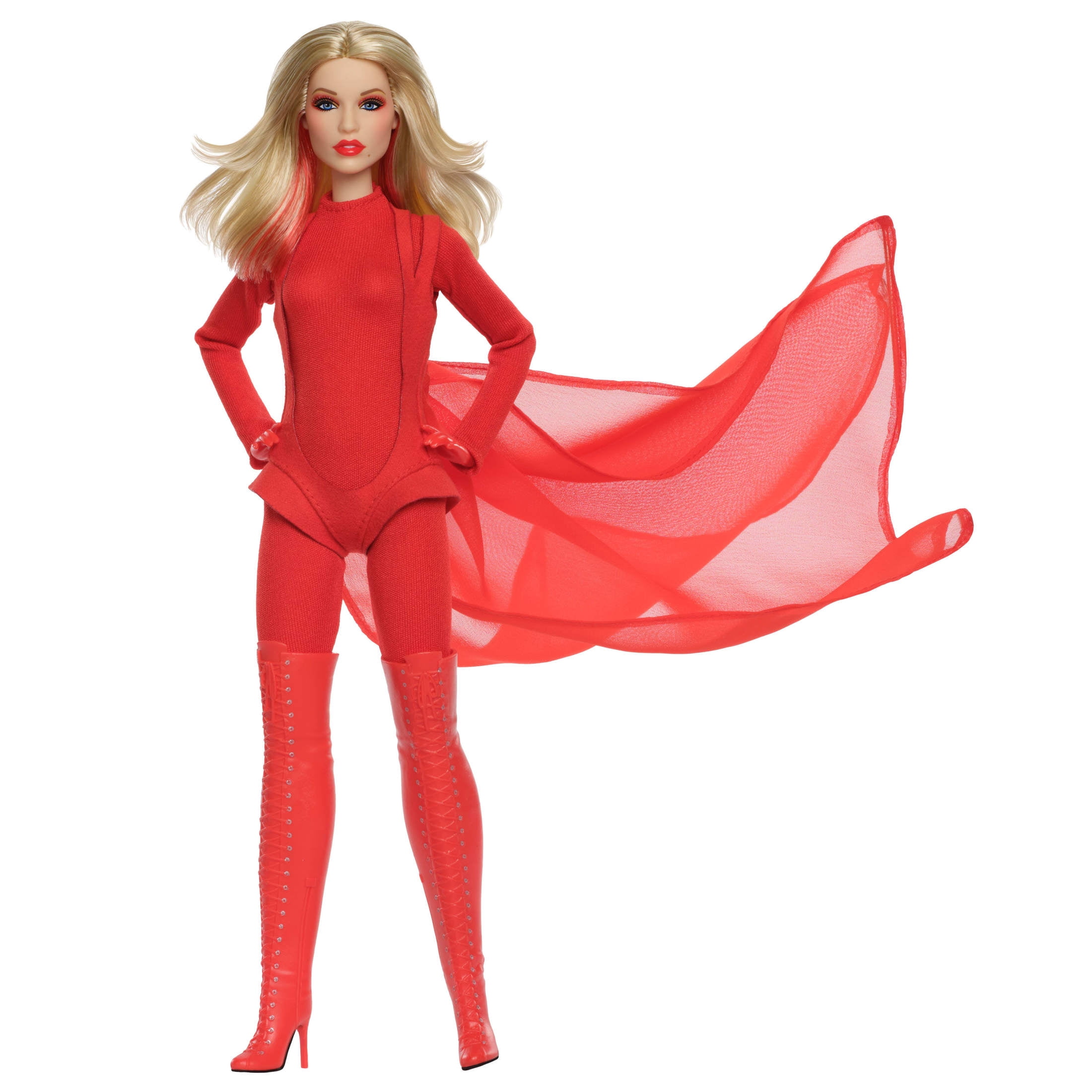Barbie Signature Kylie Minogue Collectible Doll in Red Padam Padam Music Video Outfit