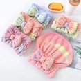 thumbnail image 2 of Microfiber Hair Towel Wrap for Women Stripe Absorbent Quick Dry Hair Turban for Drying Curly Long Thick Hair Hat Wrapped Towel, 2 of 4