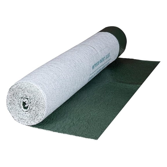Underlayment for Flooring - 100 Sq Ft Roll - 40" x 30' x 2mm - Moisture Barrier & Soundproof - Laminate, Vinyl, Wood - First Step Premium