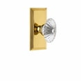 thumbnail image 5 of Grandeur Burgundy Crystal Door Knob with Carre Plate, 5 of 5