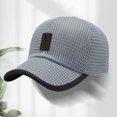 thumbnail image 4 of Gorra de béisbol de malla casual Gorra de béisbol ajustable al aire libre Suministros de viaje para acampar, 4 of 9