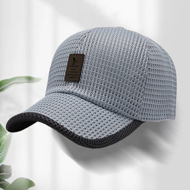 Gorra de béisbol de malla casual Gorra de béisbol ajustable al aire libre Suministros de viaje para acampar Hugtrwg Para estrenar