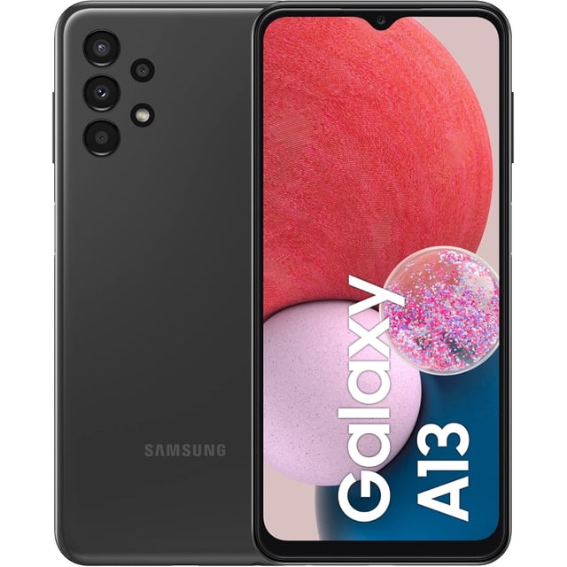 Refurbished Samsung Galaxy A13 4G - 32GB – Black – 50MP Triple Rear & 5MP Front Camera - Fully Unlocked Smartphone - Excellent Condition