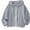 Gray, variant on WAVSUF Girls Lightweight Jacket, Zip Up Elastic Cuff Lightweight Fall Casual Hooded Jacket 10-12