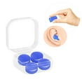 thumbnail image 3 of Reusable Silicone Ear Plugs Noise Cancelling Earplugs Sleep Study Protector, 3 of 8