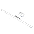 thumbnail image 2 of Unique Bargains 2M/6.5ft Telescopic Handheld Flagpole,2Set Pointer Stick with Sponge Handle Blue, 2 of 8