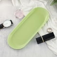thumbnail image 3 of Decorative Jewelry Tray, Small Oval Vanity Tray for Jewelry & Makeup, Bathroom & Bedroom Organizer Dish, Durable PP Tray for Perfume, Keys, Manicure Tools, 1 Pcs Serving Dish, 3 of 9