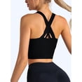 thumbnail image 3 of RUNNING GIRL Women’s Workout Tank Top with Built-in Sports Bra, Criss Cross Back Yoga Crop Tank for Gym Fitness, 3 of 6