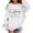 X462 White, variant on Confree Sweatshirts For Girls Spring Autumn Graphic Print Long Sleeve Sweatshirt Dailywear Casual Comfortable Toddler Girls Pullover Top Size 3-4 Years Black