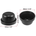 thumbnail image 3 of 2pcs 3.15'' Inner Diameter 54mm Height Car Rubber Housing Seal Caps Headlight Dust Cover Waterproof Dustproof Caps, 3 of 6