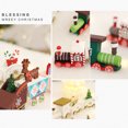 thumbnail image 5 of Tren de Navidad de madera Tren de decoración de Navidad para niños Calendario de Adviento festivo Regalo de decoración Zhivalor CPB-SSW1376-1, 5 of 5