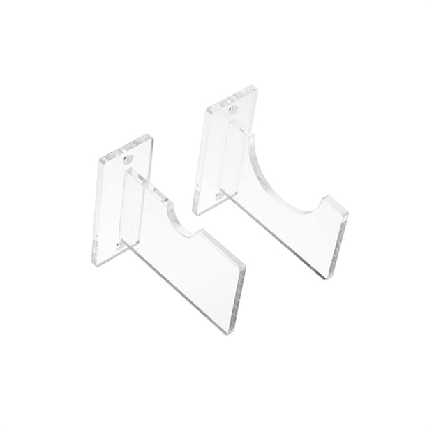 Eigraketly 1 par de soporte acrílico para bate de béisbol, soporte ajustable para sable de luz, soporte de pared decorativo de estilo Simple para Béisbol Eigraketly OD020385-00B