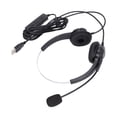 thumbnail image 4 of Auriculares USB para centro de llamadas, auriculares para reuniones, teléfono Skype, videoconferencia, aprendizaje Virtual, enseñanza en línea, 4 of 5