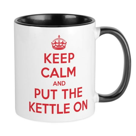 

CafePress - Put The Kettle On Mug - Ceramic Coffee Tea Novelty Mug Cup 11 oz