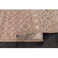 thumbnail image 2 of LaDole Rugs Geometric Modern Contemporary Area Rug - Durable Premium Carpet for Living Room, Bedroom, and Office - Brown, 5x8 (5'3"x7'3", 160cm x 220cm), 2 of 5
