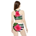 thumbnail image 4 of Soluvd Island Flower Sporty Bikini Set, 4 of 6