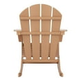 Westintrends Malibu Rocking Chair Outdoor, All Weather Resistant Poly