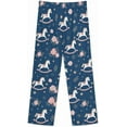 thumbnail image 5 of Top-kevin Women Long Sleeve Pajama Set Comfy Pjs Sets Seahorse Coral Bubbles 2 Piece Lounge Set, 5 of 12