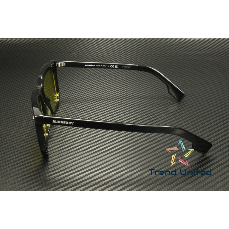 Burberry Yellow Square Men's Sunglasses BE4337F 300185 56 Burberry Yellow Square Men's Sunglasses BE4337F 300185 56