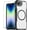 black, variant on REQO for iPhone 16e Phone Case with Screen Protector, Flexible Slim Carbon Fiber [Support Wireless Charging] Protection Bumper Hard Rubber Case Compatible for Apple iPhone 16e (2025 6.1")