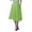 Lime Green, variant on Moomaya Womens Below Knee Length A-Line Skirt Front Button Casual Skirt w/ Pockets