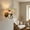 D#13086, variant on Vintage Style Wall Lamp, Decorative Iron and Glass Wall Sconce with LED Light, 26x25x15 cm, Warm Soft Ambient Lighting for Bedroom, Coffee Shop, Corridor, Balcony