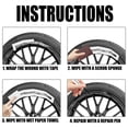 thumbnail image 2 of Universal Wheel Repair Kit For Surface Damage On Alloy Steel Wheels, Black Rim Scratch Repair Kit, Wheel Scratch Fix Quick And Easy, 2 of 5