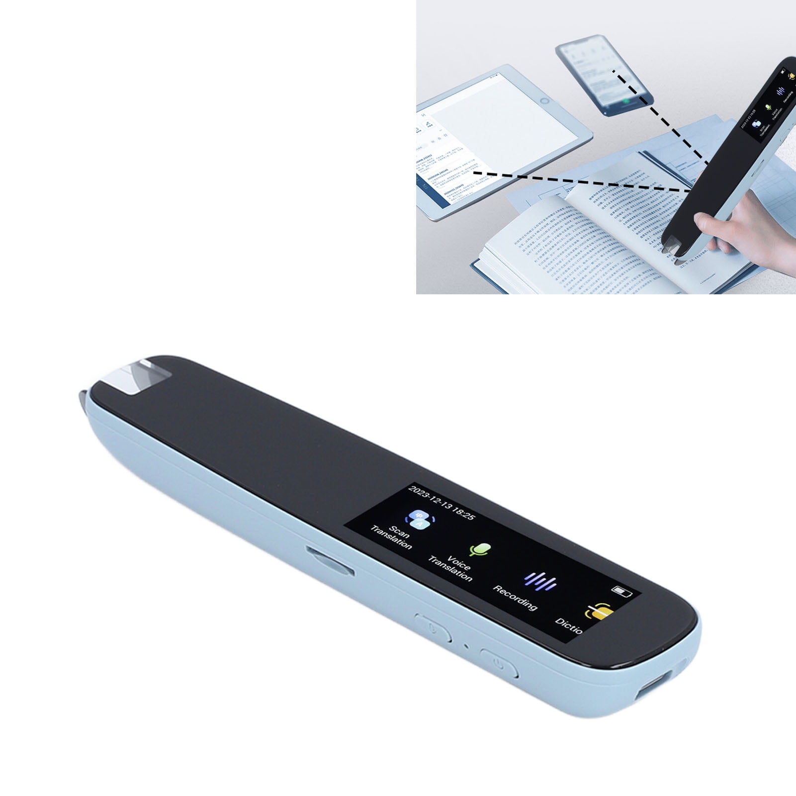Stylo de Traduction et de Numérisation, Traducteur Mobile avec Fonction d' Enregistrement, Stylo de Traduction Numérique Portable, Traducteur de Langues, Scanner de Documents Stylo de Traduction et de Numérisation, Traducteur Mobile avec Fonction d' Enregistrement, Stylo de Traduction Numérique Portable, Traducteur de Langues, Scanner de Documents