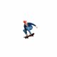 thumbnail image 1 of Figura de chica patinadora Chico patinador azul, 1 of 9