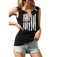 thumbnail image 5 of LAZYCHILD American Flag Tank Tops for Women 4th of July Shirts Patriotic Tee Shirt, 5 of 6