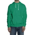 thumbnail image 2 of QHRMKOG Mens Sweatshirt Full-Zip Long Sleeve Big and Tall Hoodie Winter Light Fashion Cotton Drawstring Oversize Sweaters Strong with Pocket Jackets Green XL-Large, 2 of 8